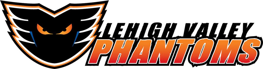 Lehigh Valley Phantoms Horizontal Logo png transparent