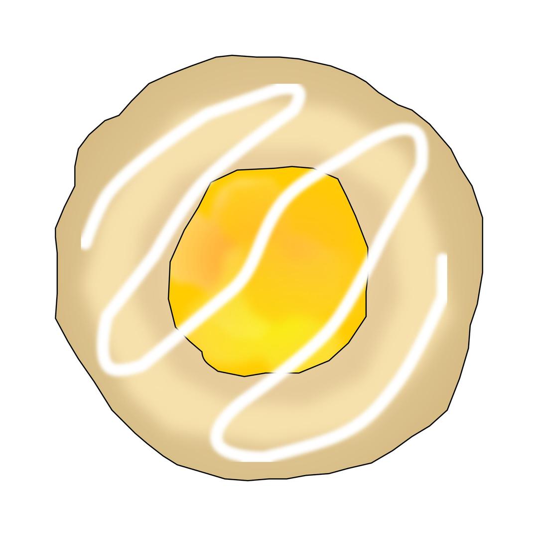 Lemon Thumbprint Cookie png transparent