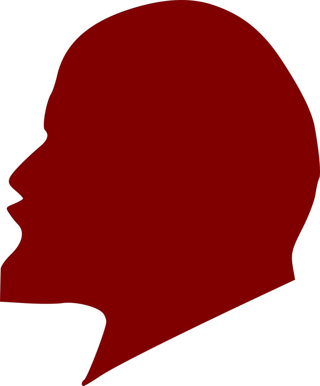 Lenin from the side png transparent