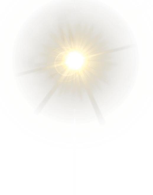 Lens Flare Yellow png transparent