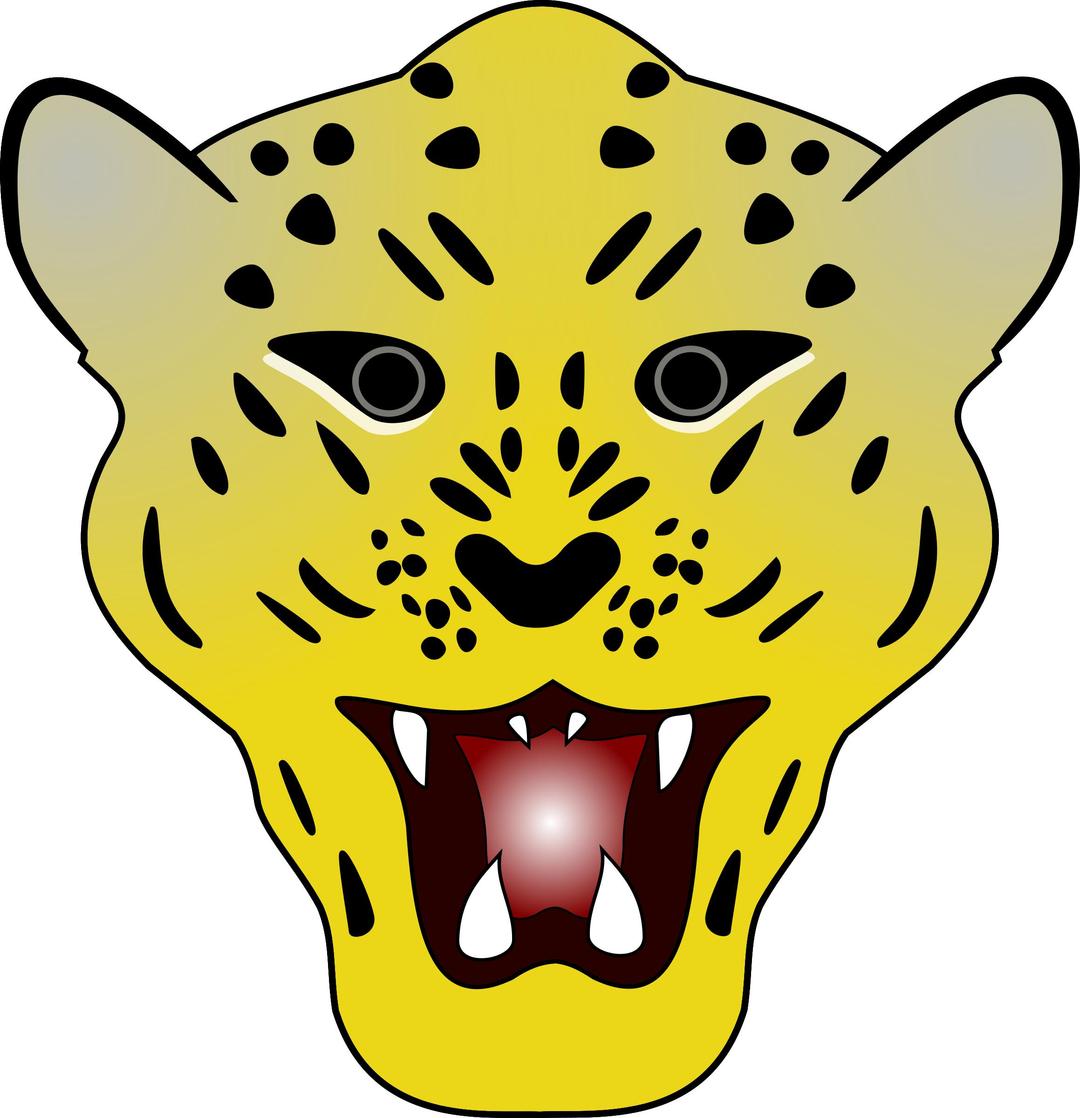 Leopard head png transparent