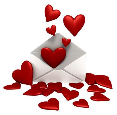 Letter Full Of Hearts png transparent