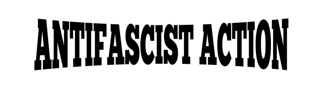 Lettering antifascist action png transparent