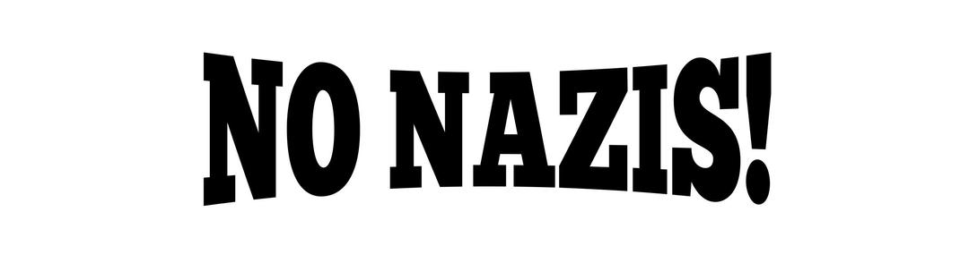 Lettering no nazis png transparent