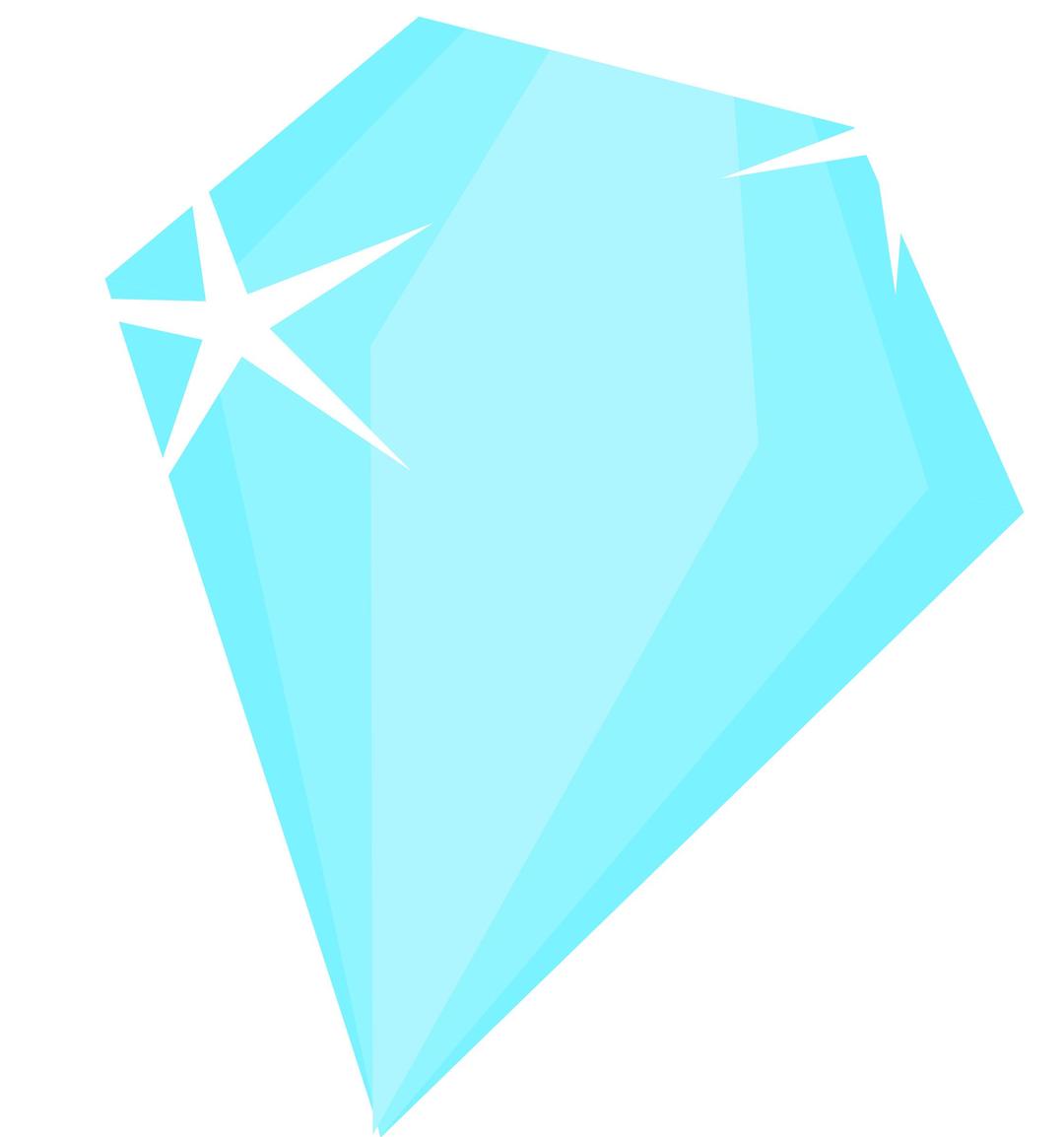 Light blue diamond png transparent