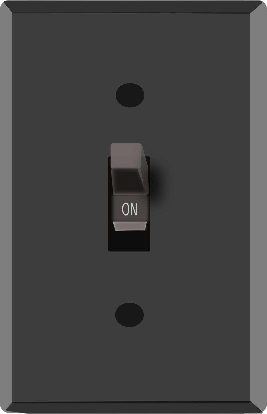 Light switch on png transparent
