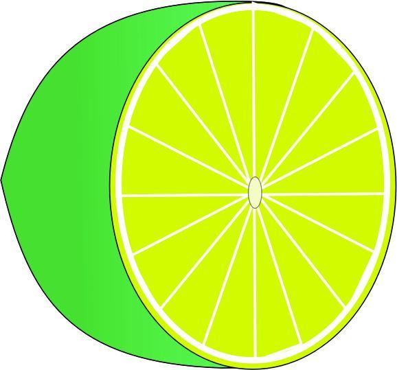 Lime Half png transparent
