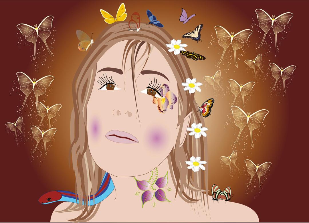 Linda fairy butterflies png transparent