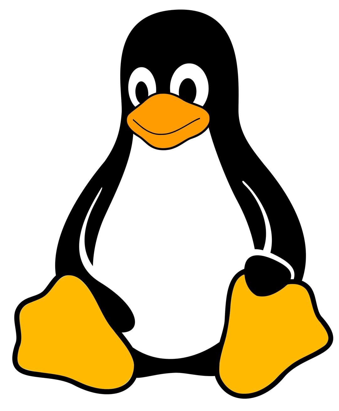 Linux Pinguino png transparent