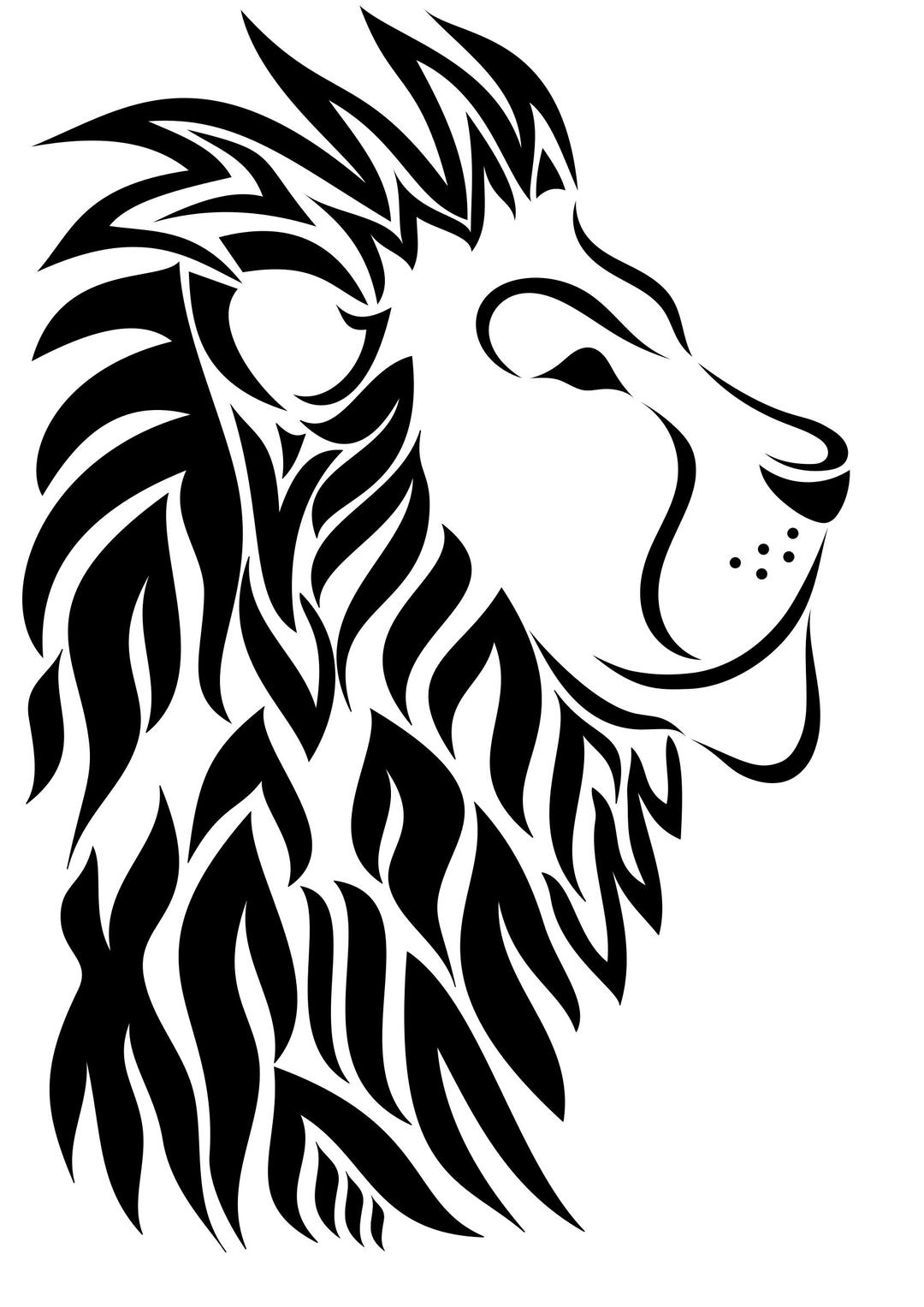 Lion Head png transparent