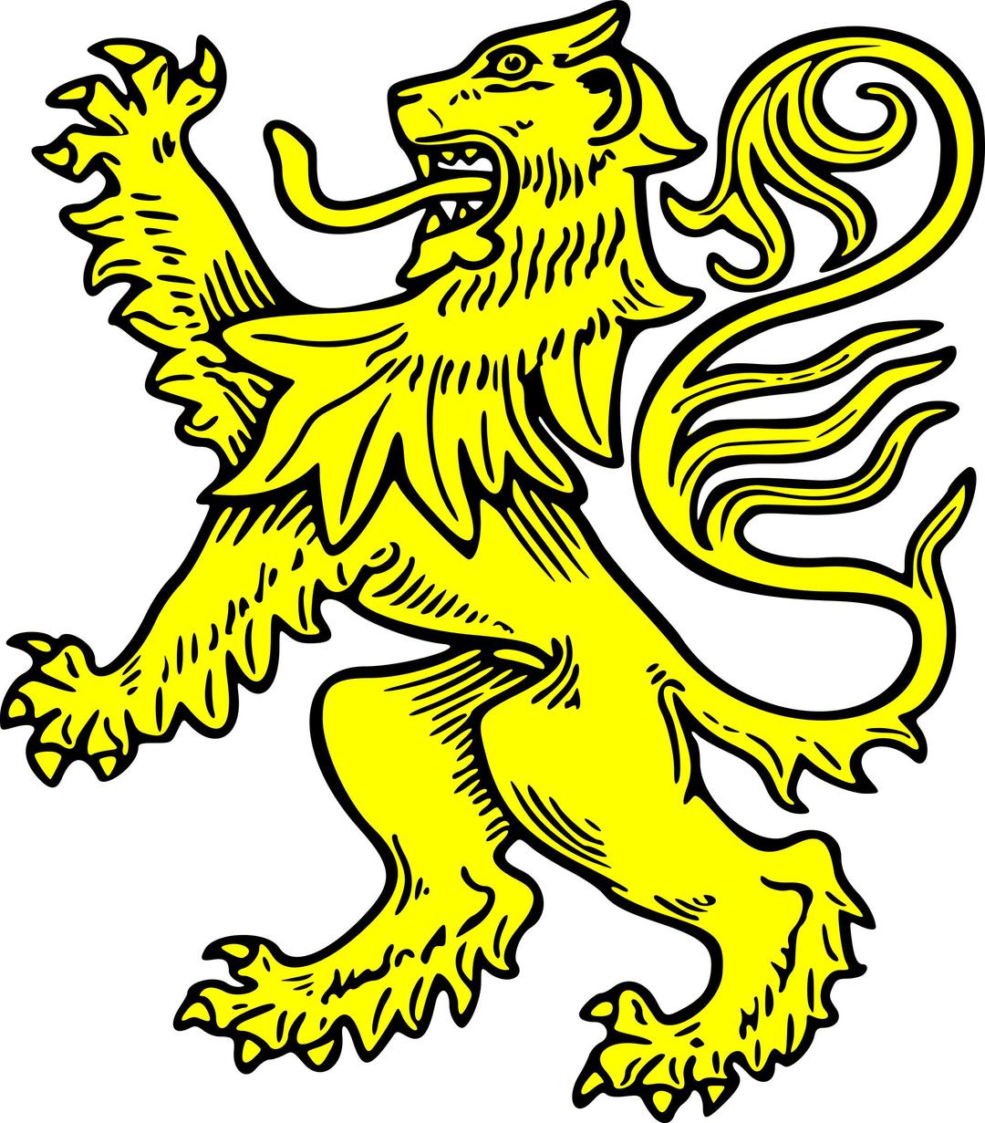 lion rampant png transparent