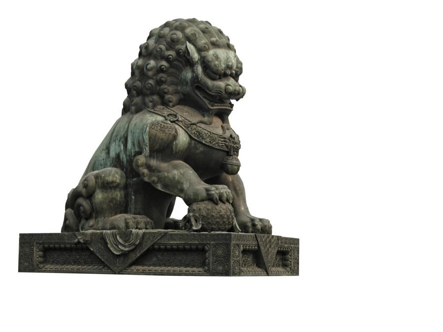 Lion Sculpture png transparent