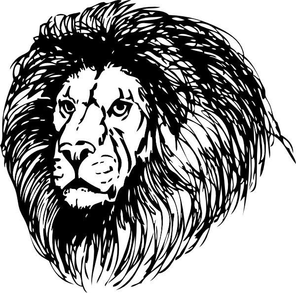Lion Side View Tattoo png transparent