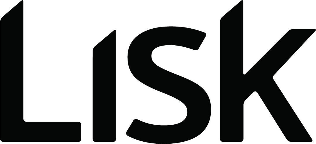Lisk Large Text Logo png transparent