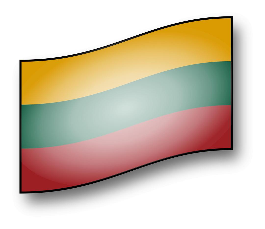 Lithuania flag - interactive png transparent