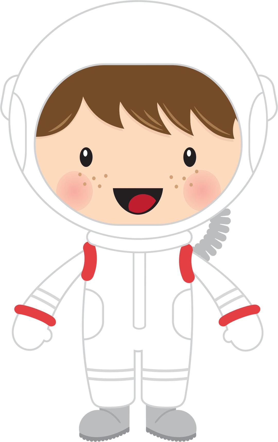 Little Boy Astronaut png transparent