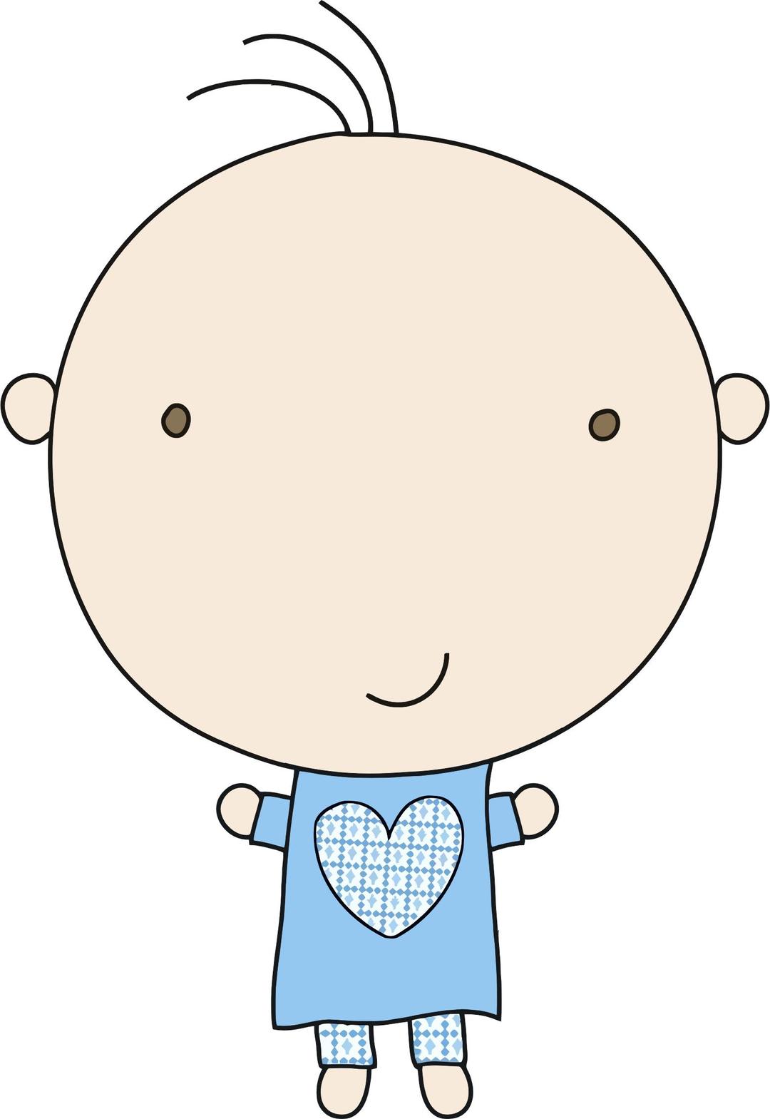 Little Boy In Pajamas png transparent