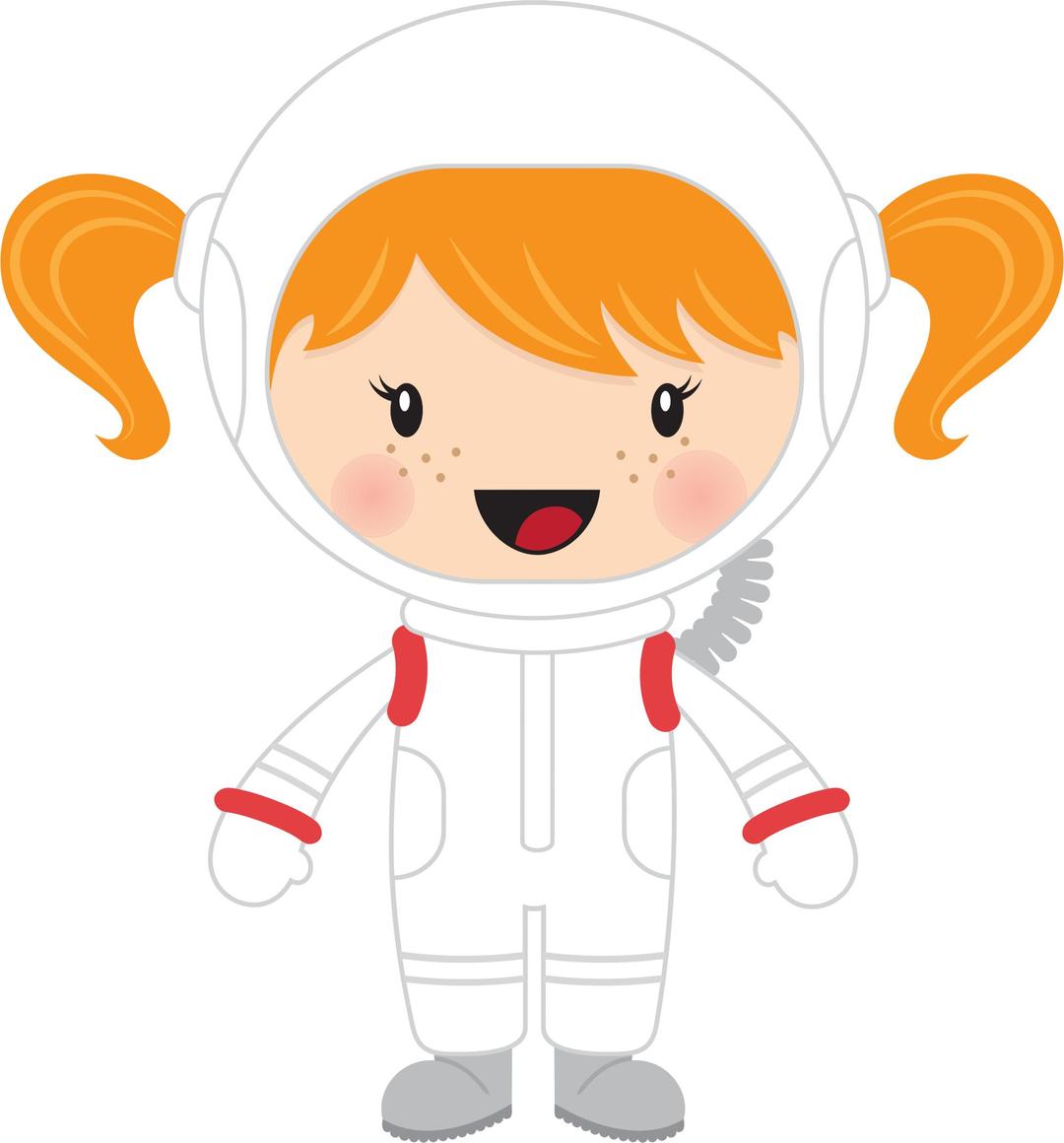 Little Girl Astronaut png transparent