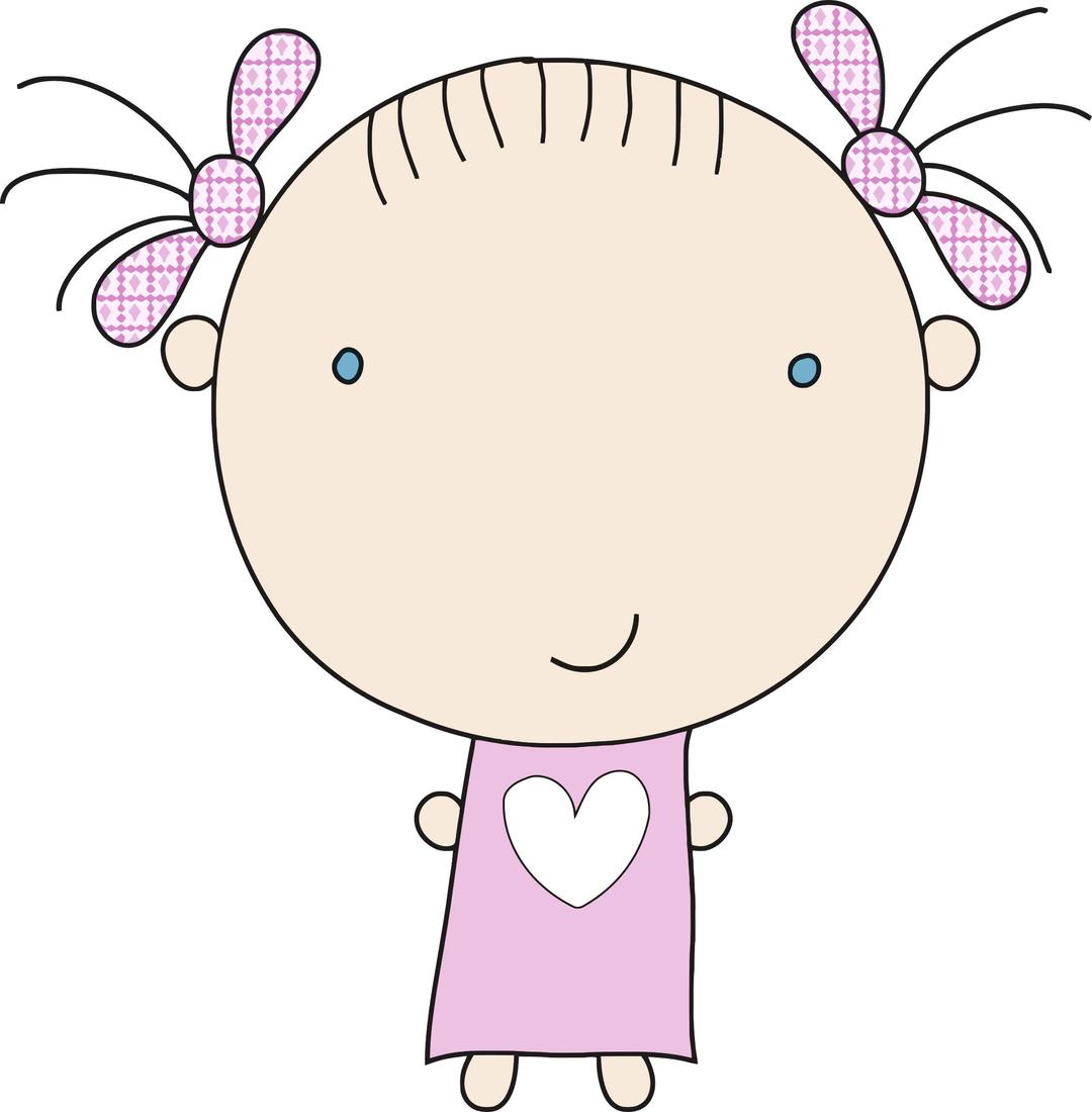 Little Girl In Pajamas png transparent