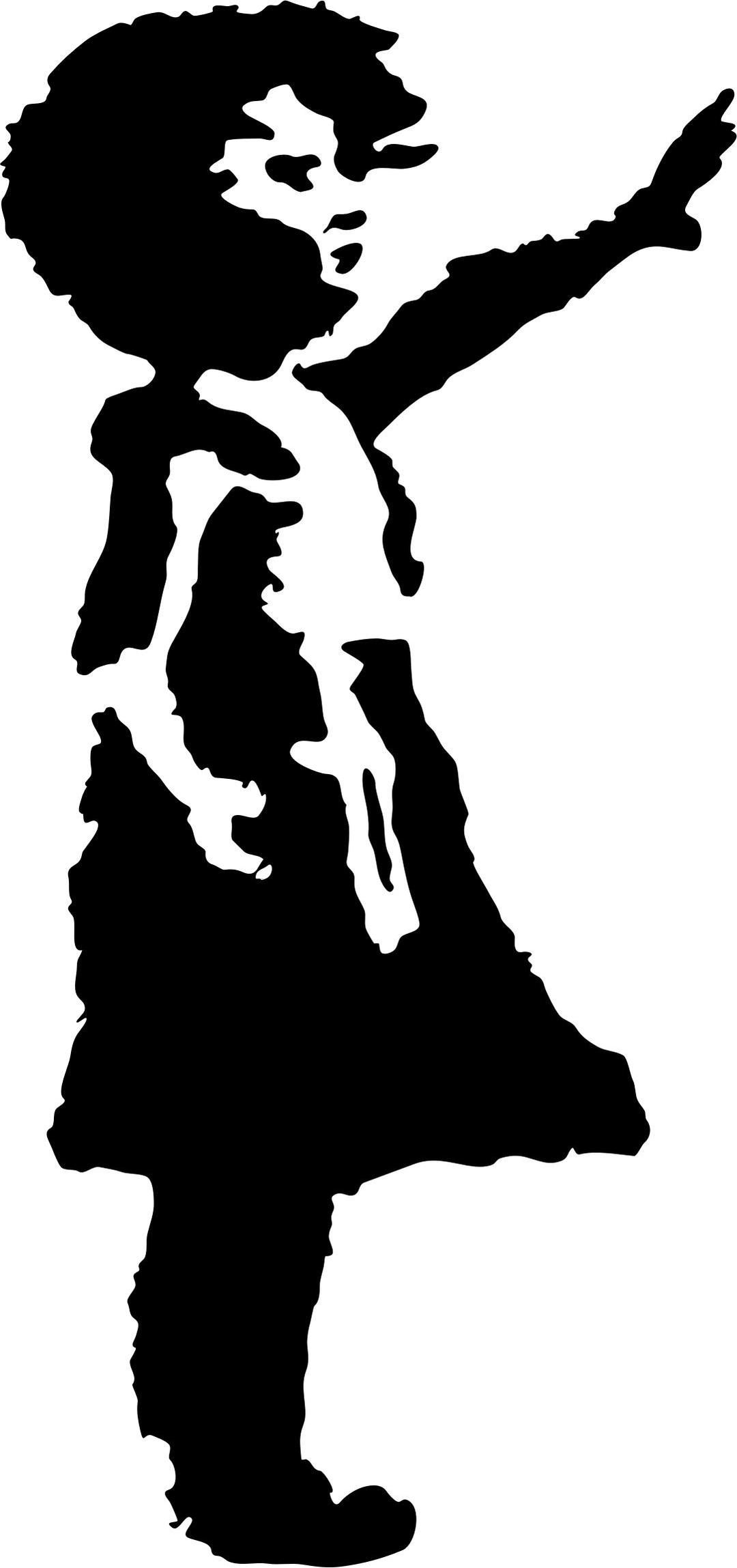 Little Girl Silhouette png transparent