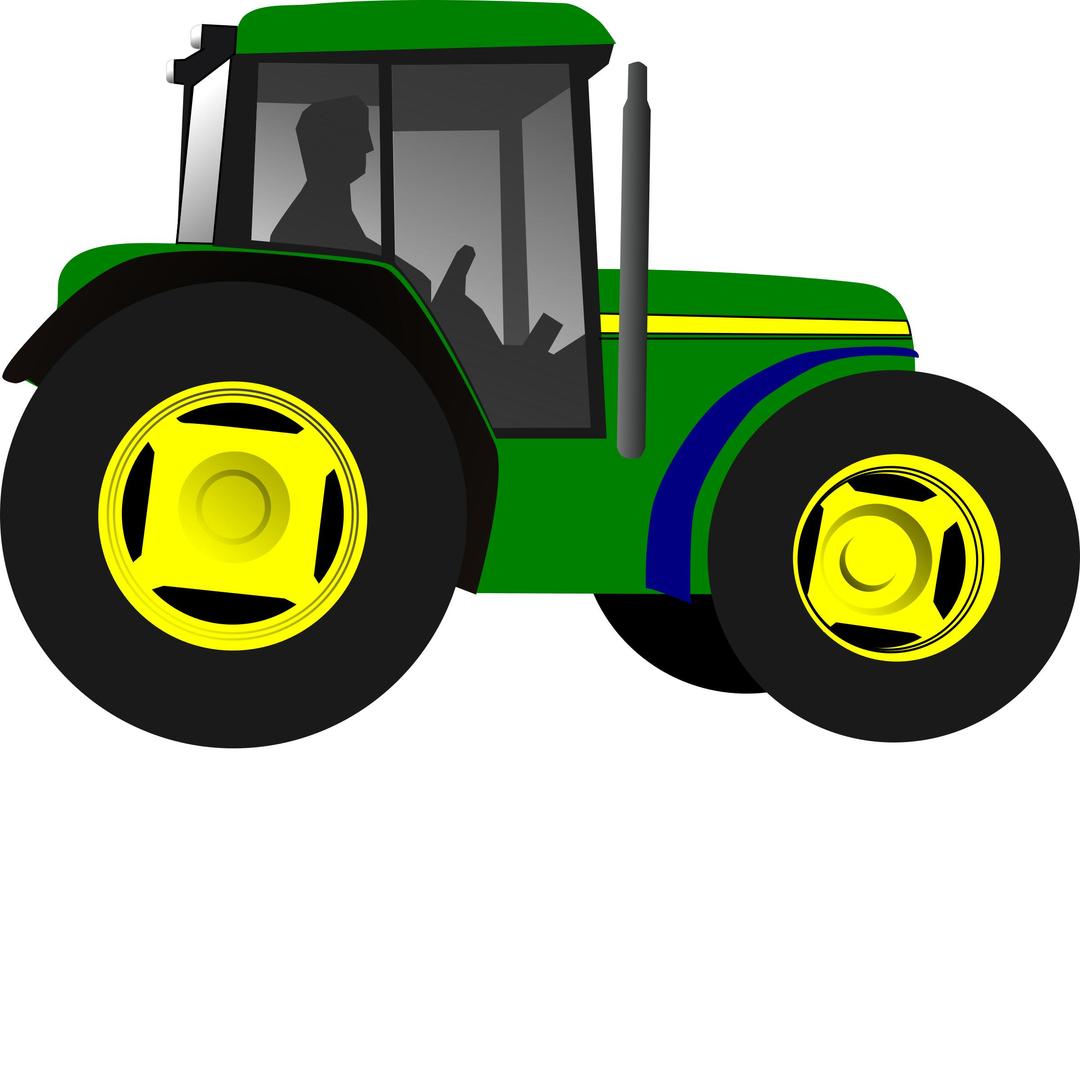 Little Green Tractor png transparent