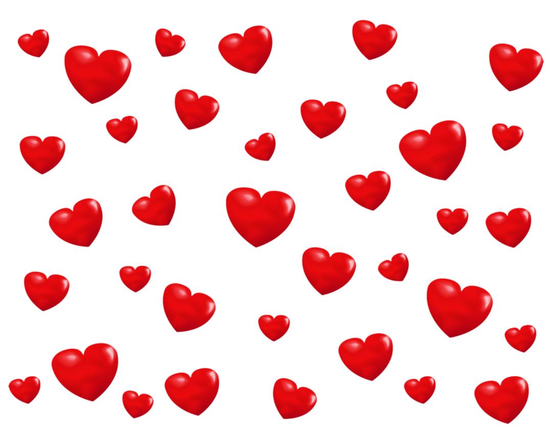 Little Hearts Overlay png transparent