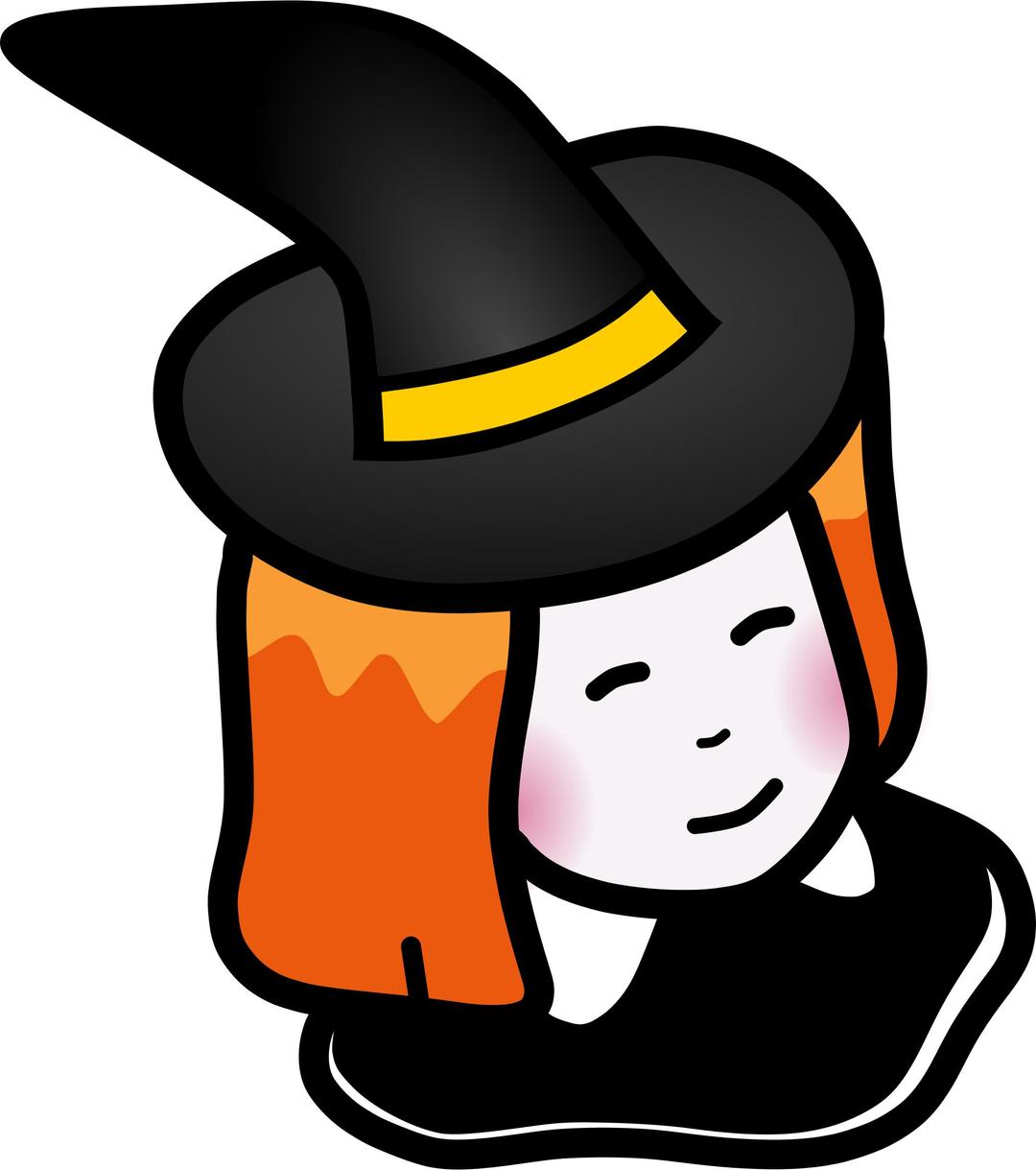 Little witch png transparent