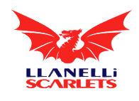 Llanelli Scarlets Rugby Logo png transparent