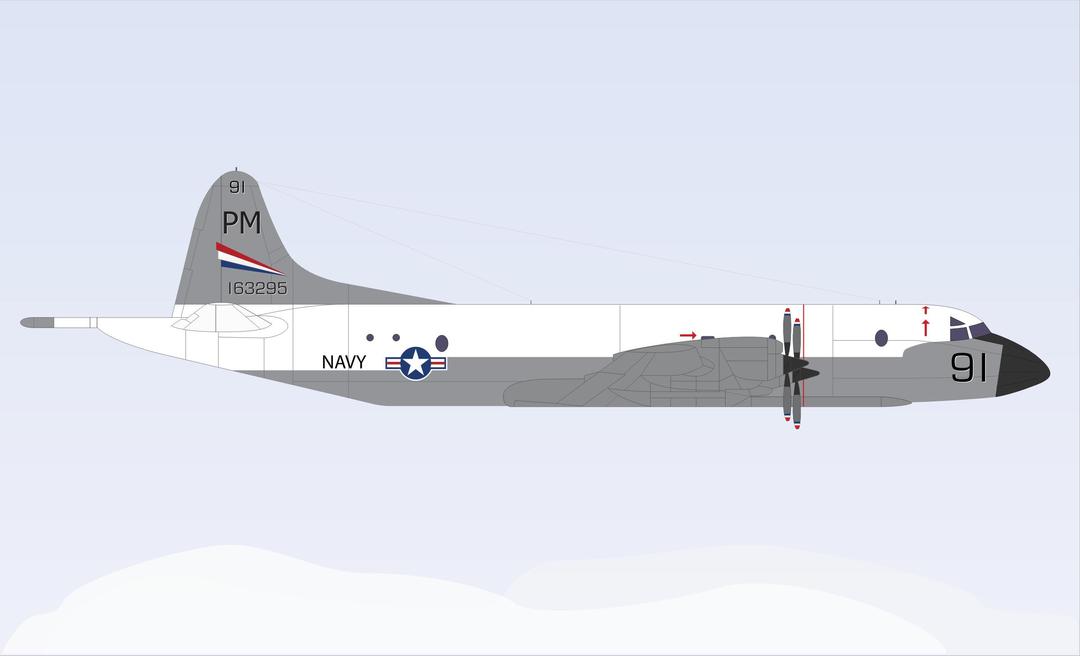 Lockheed P-3 Orion Aircraft color png transparent