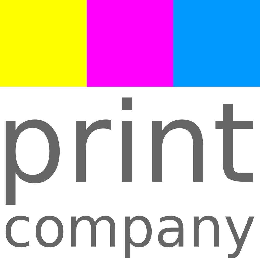 Logo for Print company. png transparent