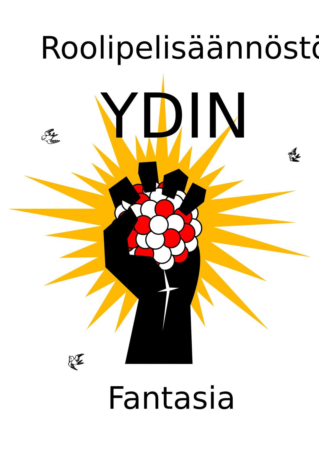 Logo for role-playing game ruleset "YDIN" png transparent