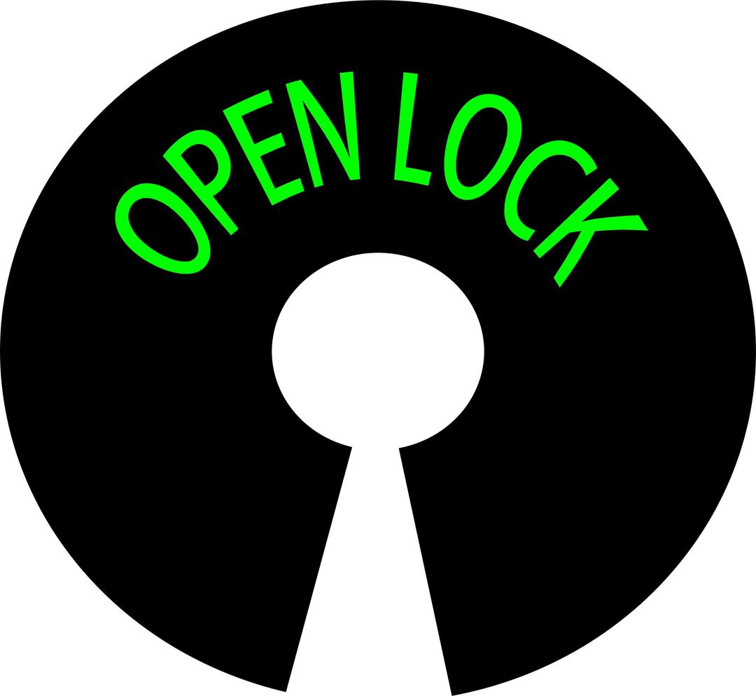 logo open lock png transparent