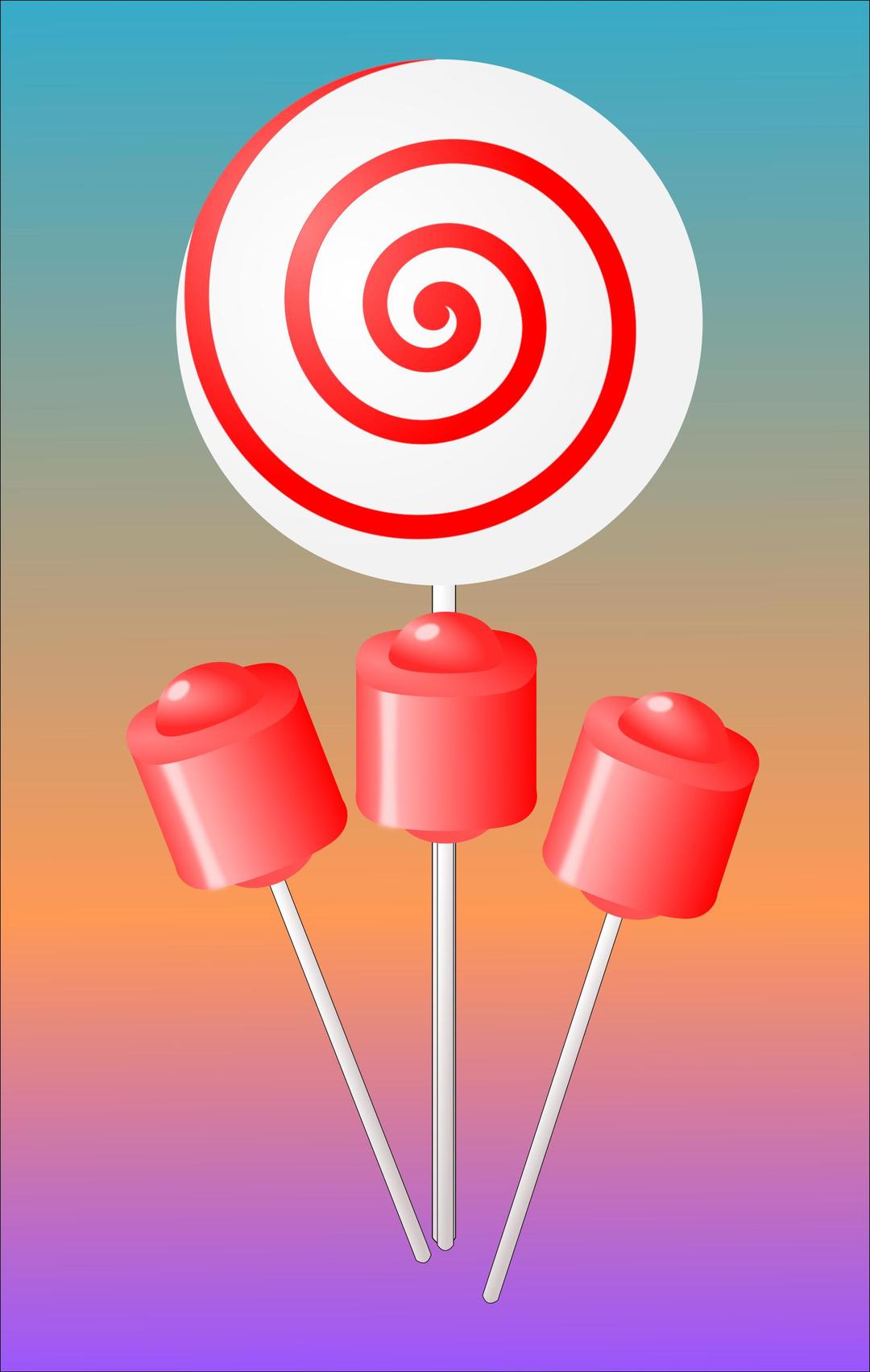 Lollipops Candy png transparent
