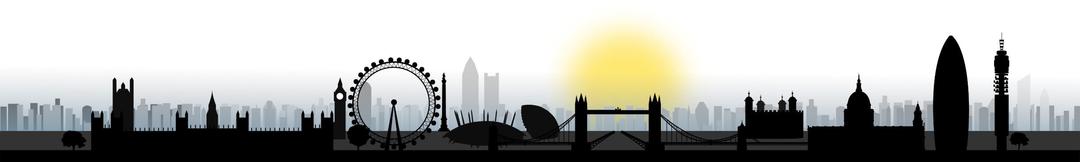 London skyline png transparent