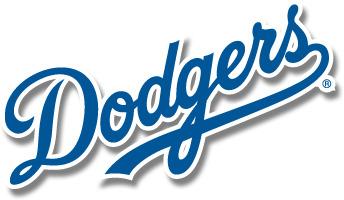 Los Angeles Dodgers Text Logo png transparent