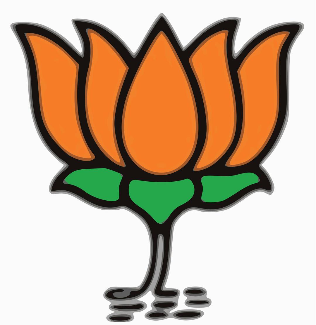 Lotus BJP symbol png transparent