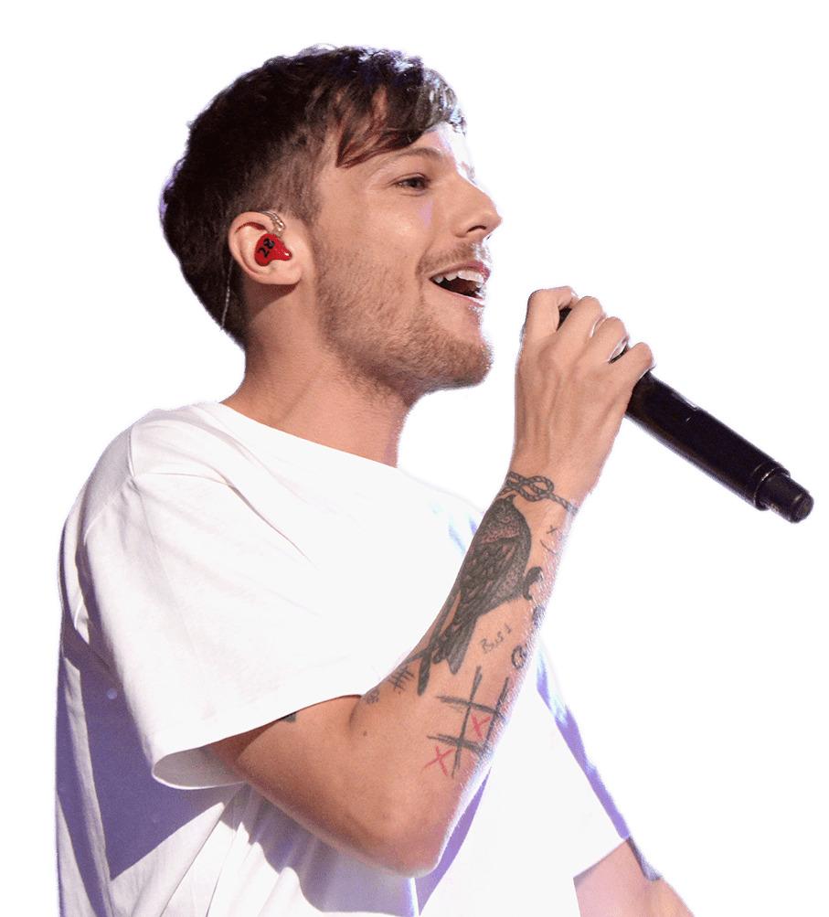 Louis Tomlinson on Stage png transparent