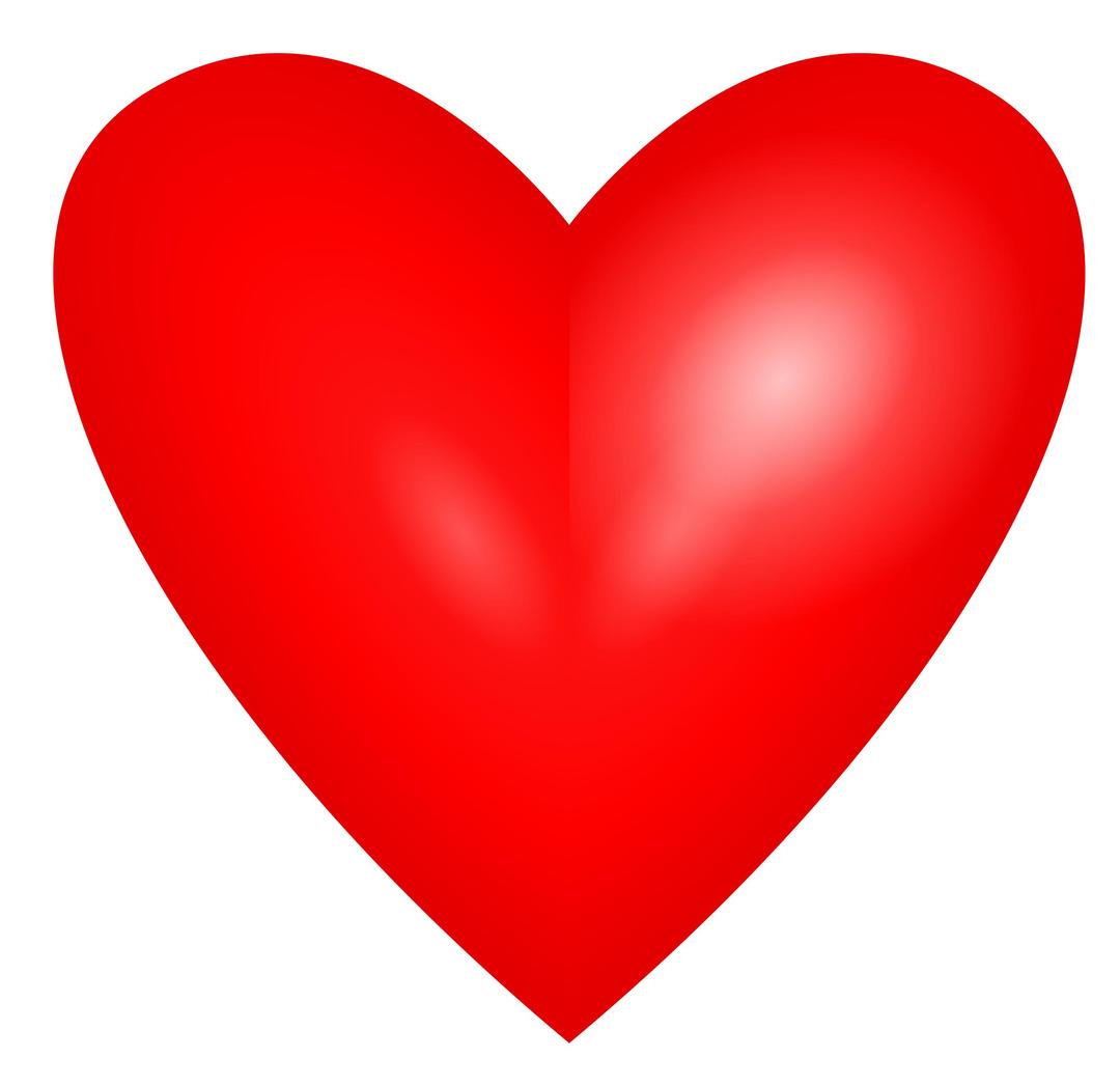 Love heart png transparent