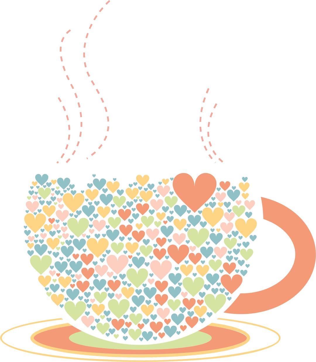 Love Hearts Coffee By Lin Chu png transparent