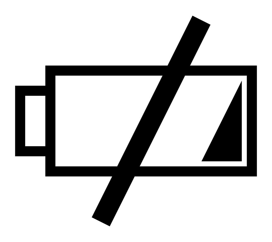 Low battery icon png transparent