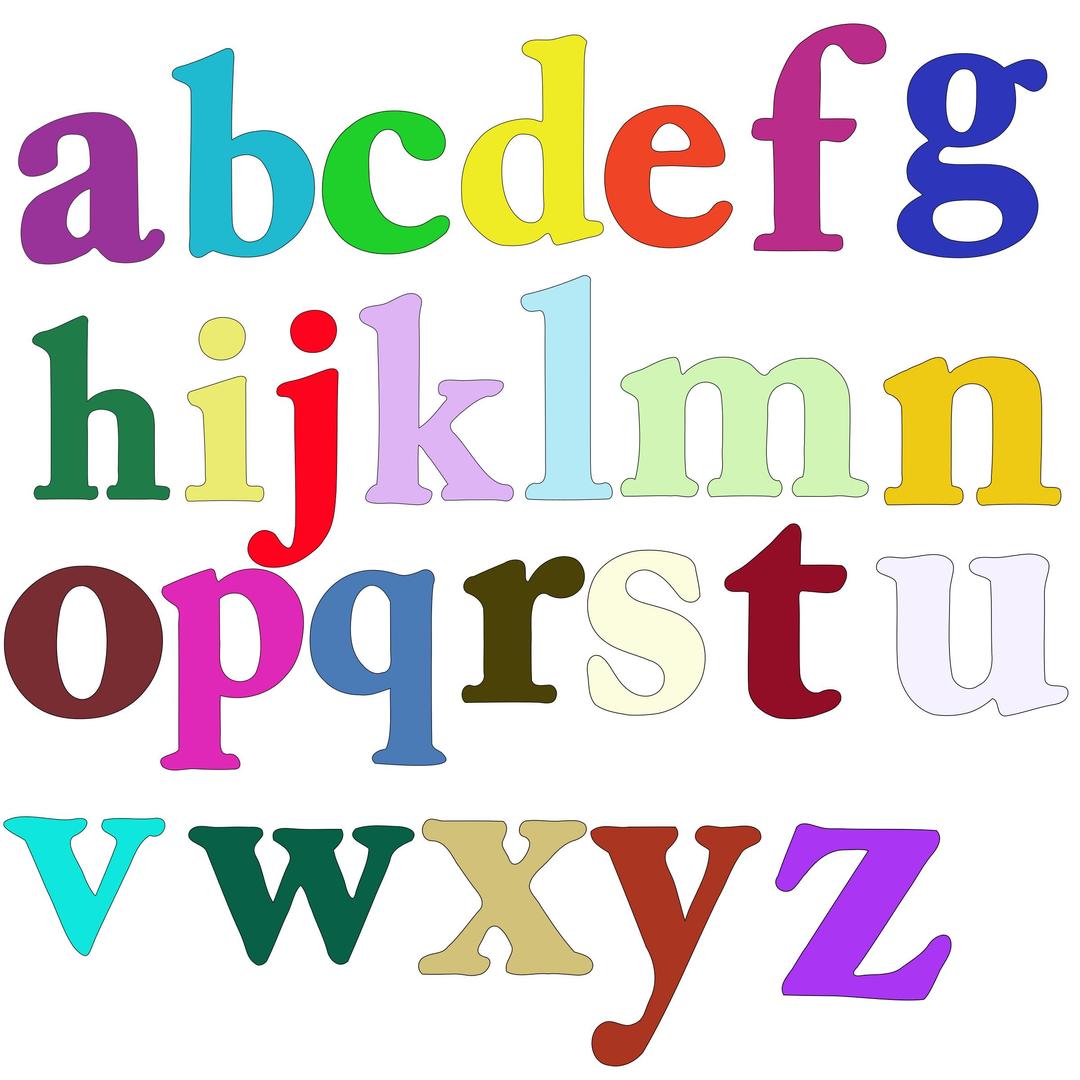 Lowercase alphabet png transparent