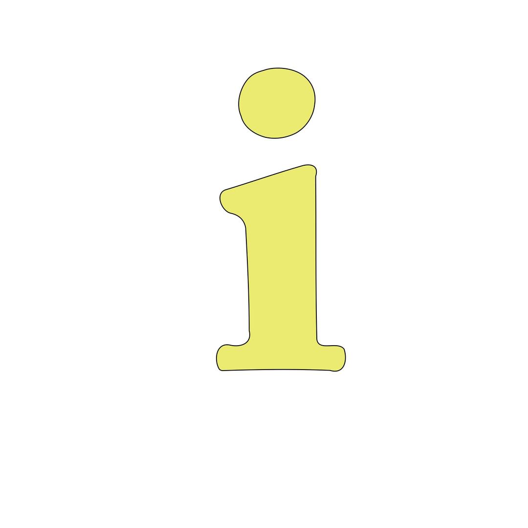 lowercase i png transparent