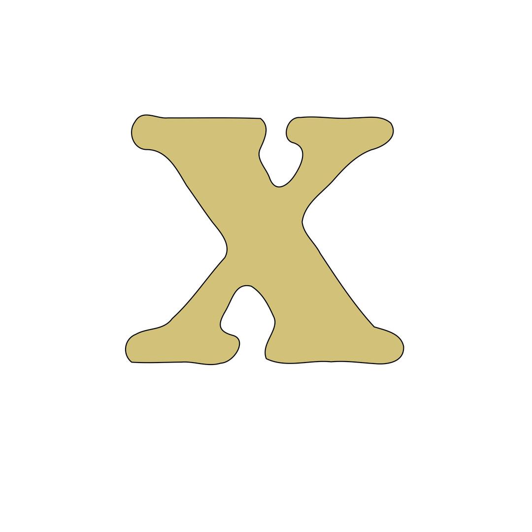 Lowercase x png transparent