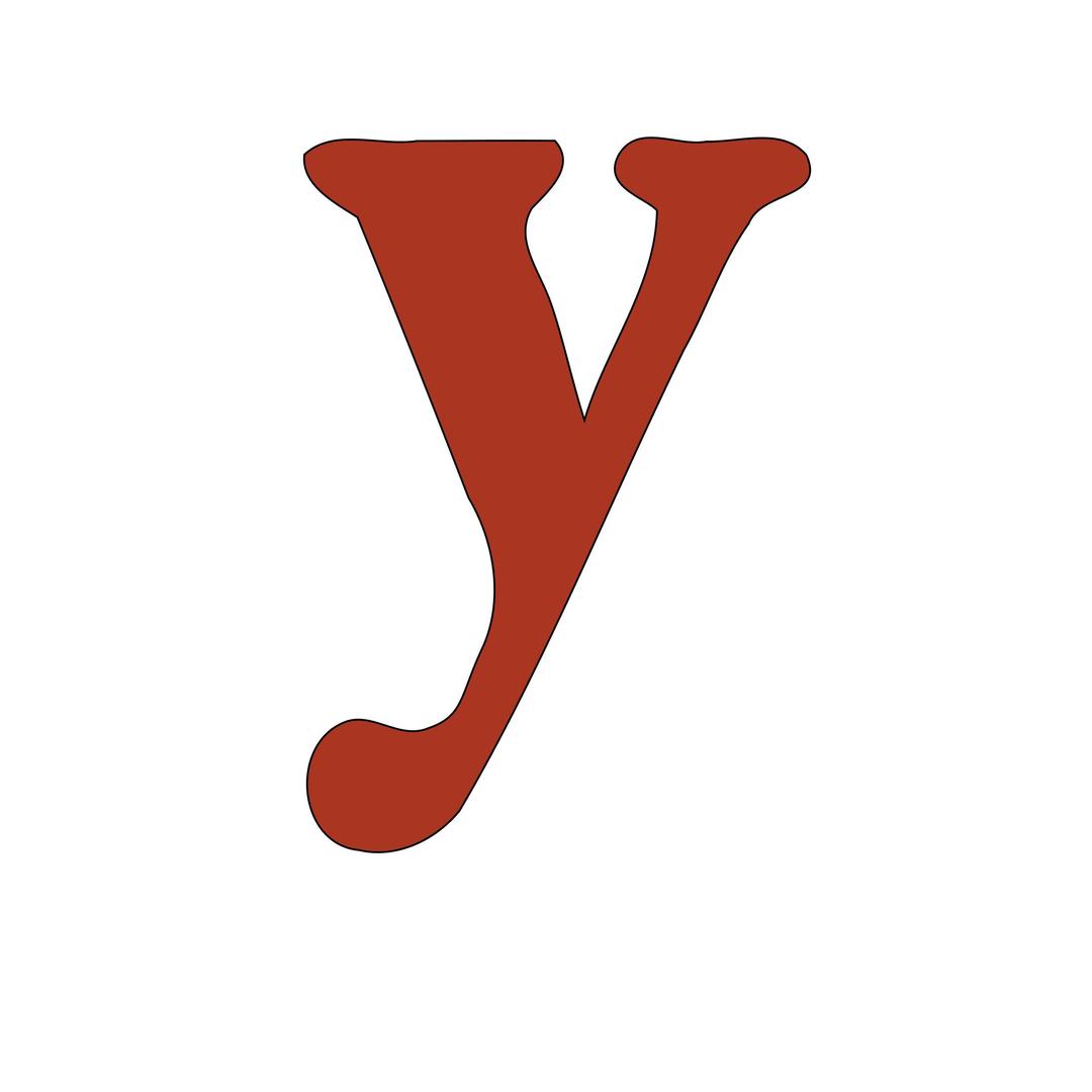 Lowercase y png transparent