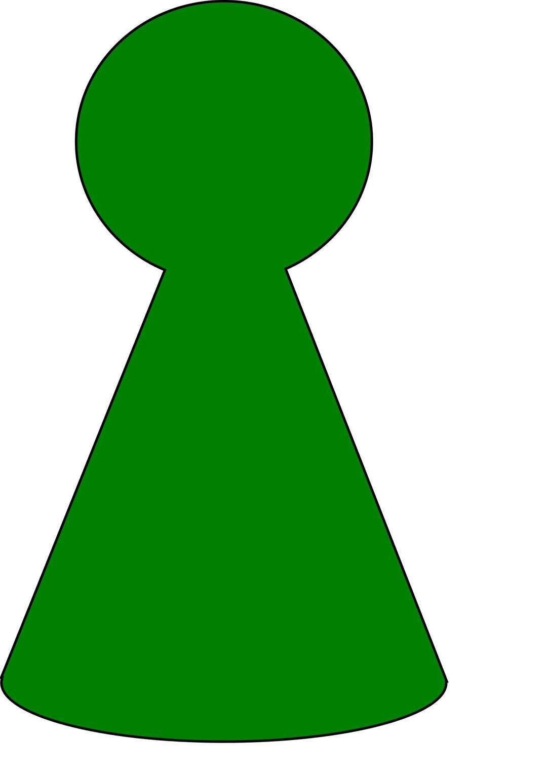 Ludo Piece - Green png transparent