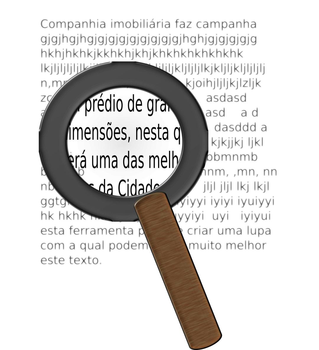 LUPA MAGNIFIER png transparent