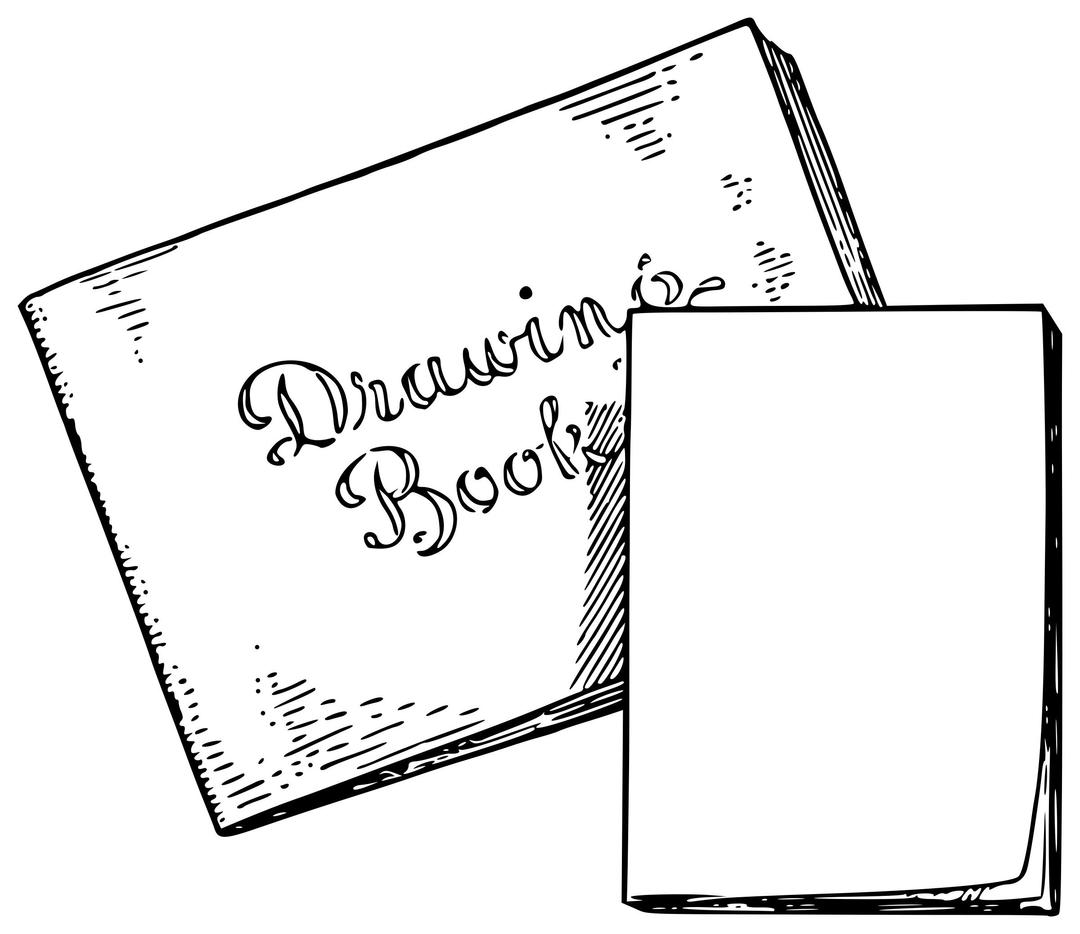 Lutz - drawing book and scribbling pad png transparent