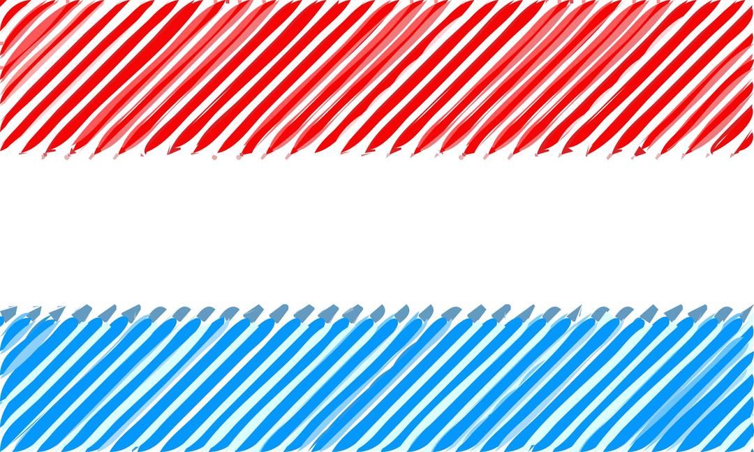 Luxemburg flag linear png transparent