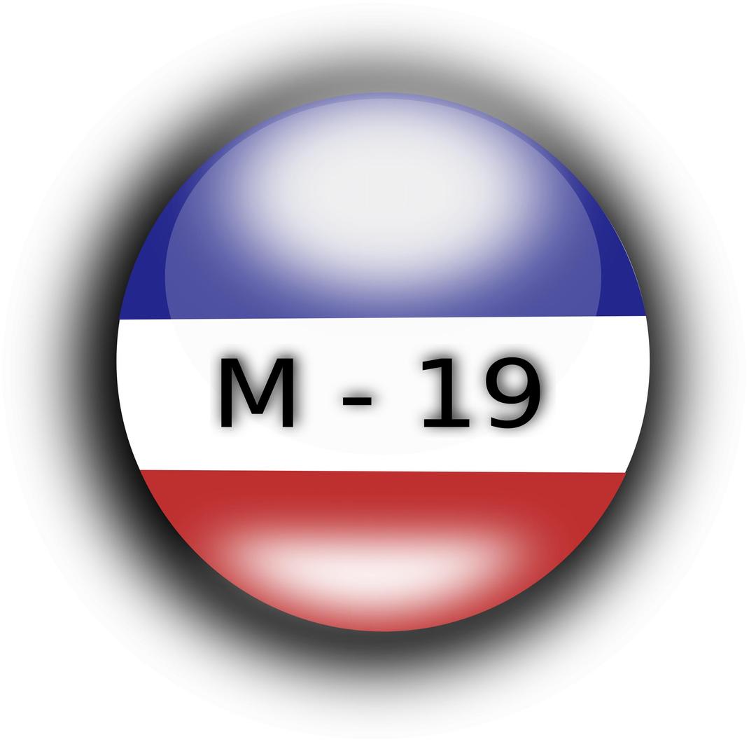 M - 19 png transparent