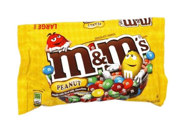 M&m's Chocolate Peanut Bag png transparent